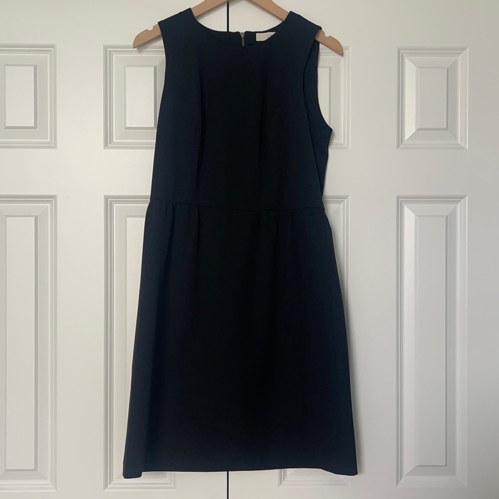 Loft Black Fit and Flare Fit and Flare Dress